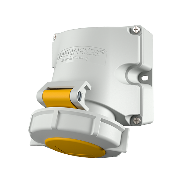 Mennekes 9300 Wall Mounted Socket IP67 16A 3P 110V 4h Mennekes 9300 Wall Mounted Socket IP67 16A 3P 110V 4h