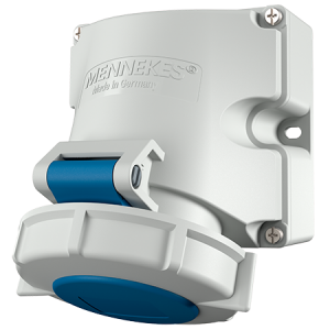Mennekes 9301 Wall Mounted Socket IP67 16A 3P 230V 6h