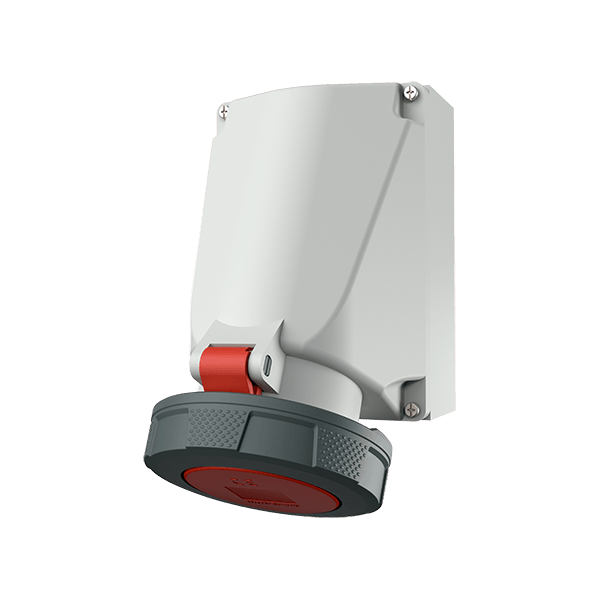 Mennekes 136PA Wall Mounted Socket IP67 63A 5P 400V 6h