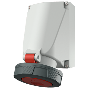 Mennekes 136PA Wall Mounted Socket IP67 63A 5P 400V 6h