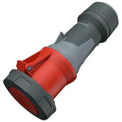 Mennekes 14212P PowerTOP Xtra Connector with Pilot Contact IP67 63A 5P 400V 6h