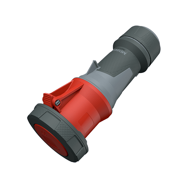 Mennekes 14212P PowerTOP Xtra Connector with Pilot Contact IP67 63A 5P 400V 6h