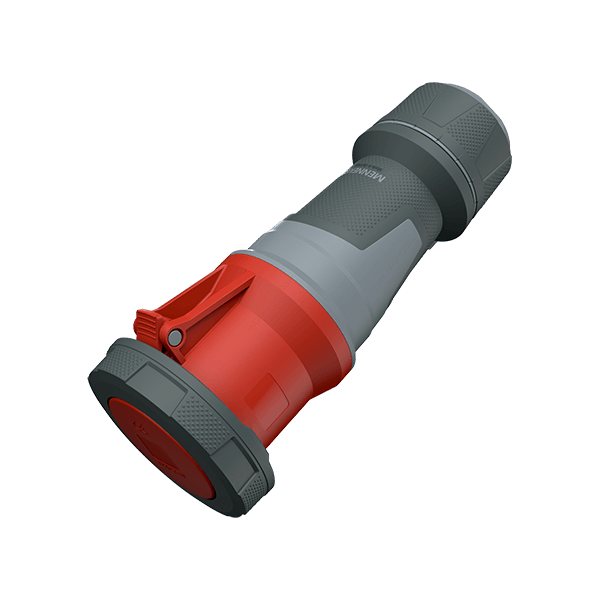 Mennekes 14225P PowerTOP Xtra Connector with Pilot Contact IP67 125A 5P 400V 6h