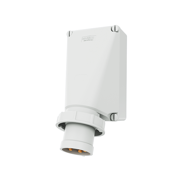 Mennekes 368ZA Wall Mounted Inlet IP67 125A 5P 400V 6h