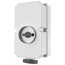 Mennekes 5692PO DUO Interlocked Wall Mounted Socket with Pilot Contact IP67 125A 5P 400V 6h