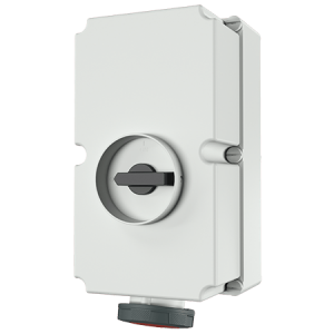 Mennekes 5692PO DUO Interlocked Wall Mounted Socket with Pilot Contact IP67 125A 5P 400V 6h