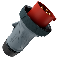 Mennekes 13629 PowerTOP Xtra Plug with ErgoContact IP67 / IP69 32A 5P 400v 6h