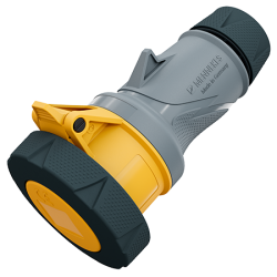 Mennekes 14619 PowerTOP Xtra Connector with ErgoContact IP67 / IP69 16A 3P 110V 4h