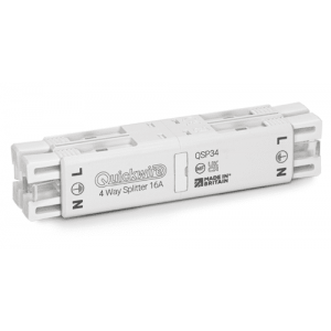 Quickwire QSP34 4-Way Splitter 16A Maintenance Free Junction Box IP30