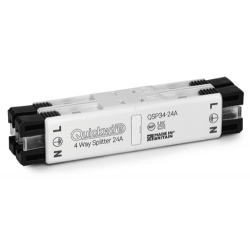 Quickwire QSP34-24A 4-Way Splitter 24A Maintenance Free Junction Box IP30
