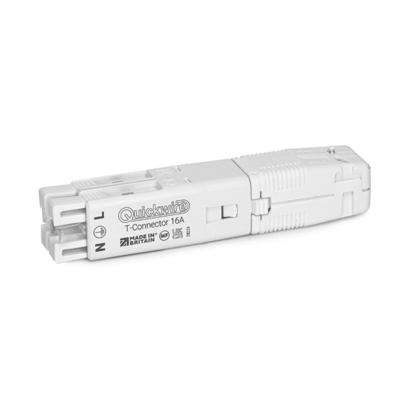 Quickwire QTPS3 T-Connector 3 Pole Plug & Socket 16A IP20/30 Quickwire QTPS3 T-Connector 3 Pole Plug & Socket 16A IP20/30