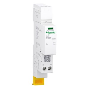 Schneider Electric SEL8F450 Acti9 Type 2+3 Surge Arrester with Pluggable Cartridge KQ II A iPRD iKQ 1P+N with Fuse 20kA