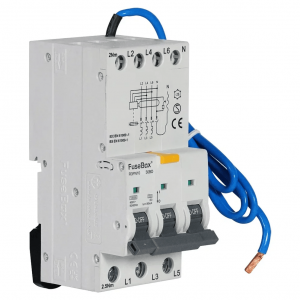 Fusebox R3PN10B1630BD Bi-Directional B Curve Type A RCBO 3P+N 16A 30mA 10kA