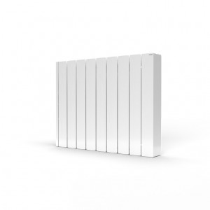 Rointe BRIW1200RAD3 White Belize 8 Element Low Consumption Thermal Fluid Electric Radiator with Wi-Fi & Smart Control 1.2 kW