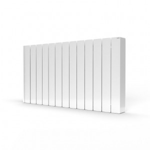 Rointe BRIW1800RAD3 White Belize 12 Element Low Consumption Thermal Fluid Electric Radiator with Wi-Fi & Smart Control 1.8 kW