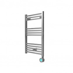 Rointe TELL2I50C77 Elba Plus Chrome Low Consumption Electric Towel Rail with LCD Touch Control Panel 300 W