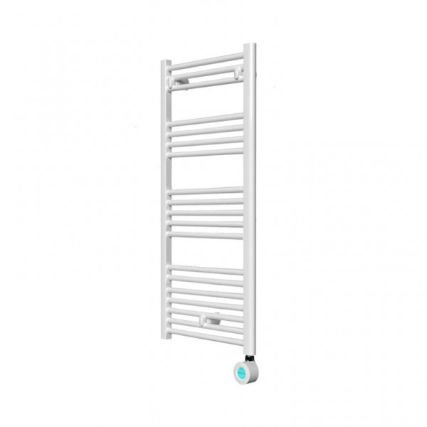 Rointe TELL2I50B112 Elba Plus White Low Consumption Electric Towel Rail with LCD Touch Control Panel 500 W