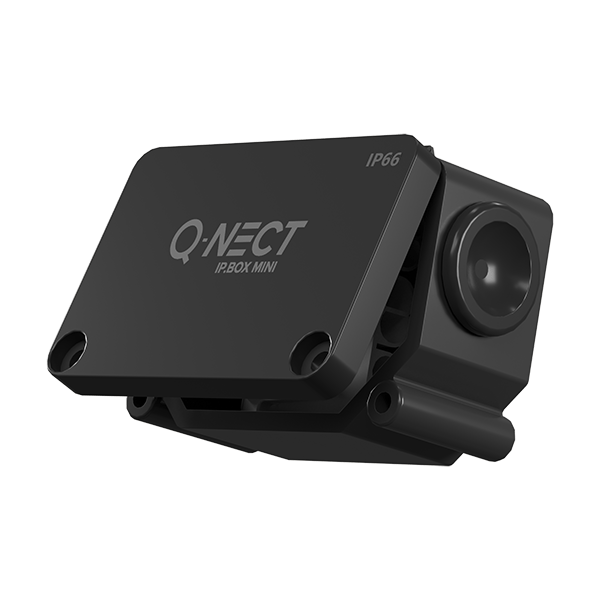 Unicrimp QOE5232BLK Q-Nect Black 3 Pole 2 Way Connection Box IP66 16A
