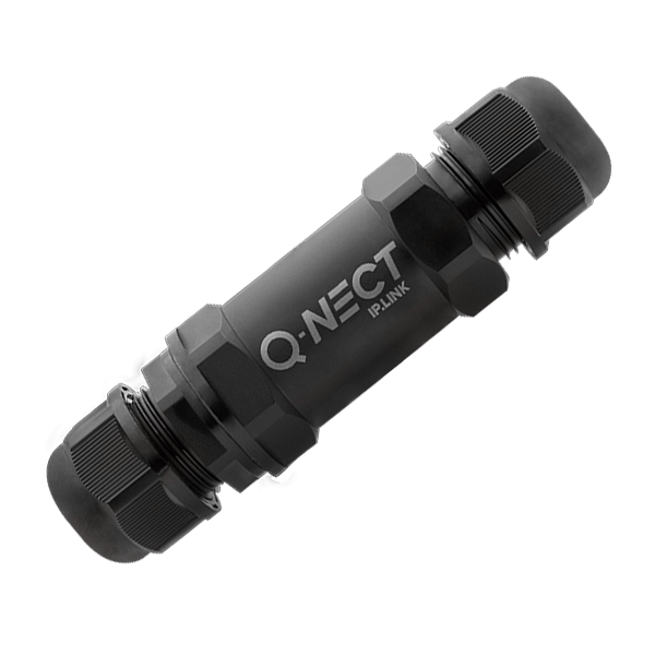 Unicrimp QOE3052BLK Q-Nect 5 Pole 2 Way Inline Connector IP68 24A