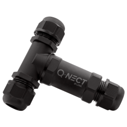 Unicrimp QOE3053BLK Q-Nect 5 Pole 3 Way T-Connector IP68 24A