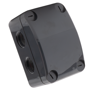 Unicrimp QOE5553AGYF Q-Nect Anthracite Grey Weatherproof Enclosure with Lid and Connectors 85 x 55 x 52mm IP66