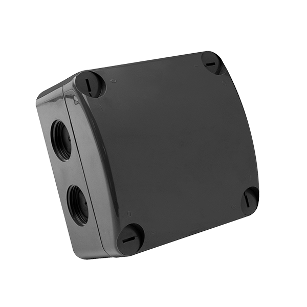 Unicrimp QOE8553AGYF Q-Nect Anthracite Grey Weatherproof Enclosure With Connectors 85 x 85 x 52mm IP66