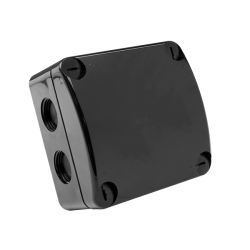 Unicrimp QOE8553BLK Q-Nect Black Weatherproof Enclosure 85 x 85 x 52mm IP66