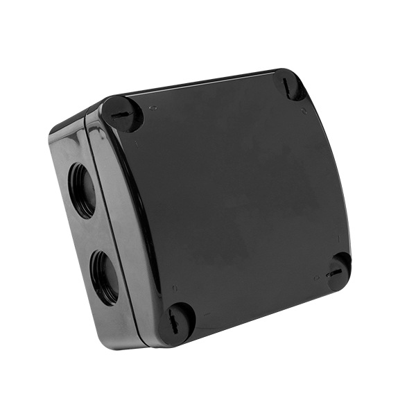Unicrimp QOE8553BLK Q-Nect Black Weatherproof Enclosure 85 x 85 x 52mm IP66