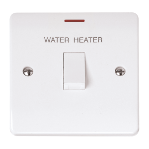 Scolmore CMA2042 Mode 20A DP Switch 'Water Heater' With LED