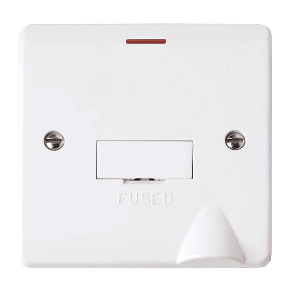 Scolmore CMA2053 Mode 13A Fused Connection Unit With LED & Optional Flex Outlet