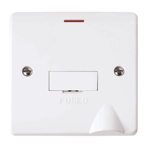 Scolmore CMA2053 Mode 13A Fused Connection Unit With LED & Optional Flex Outlet