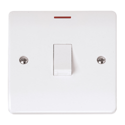 Scolmore CMA2623 Mode 20A DP Plate Switch With LED