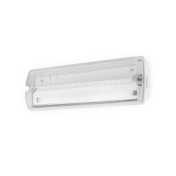 JCC JCEM110016WH EscapeLUX™ Emergency Bulkhead 2W 300lm 6000k IP66 White Self Test with legends