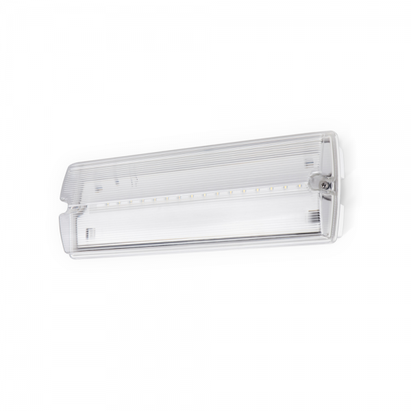JCC JCEM110017WH EscapeLUX™ Emergency Bulkhead 1W 150lm 6000k IP66 White Self test with legends