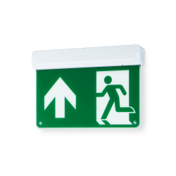 JCC JCEM110021WH EscapeLUX™ Emergency Exit blade 5 in 1 0.7W 6000k IP20 White Self Test with legends