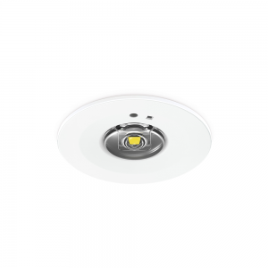 JCC JCEM110027WH White EscapeLUX Emergency Downlight 1W 140Lm IP20 Open Area/Corridor standard