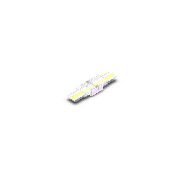 Forum Lighting ELA-45752 2 pin 8/10mm Straight Strip to Strip 1005 Connector