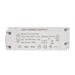 Forum Lighting ELA-45769 36W 24V 1.5A Power Supply 200-240Vac input IP44