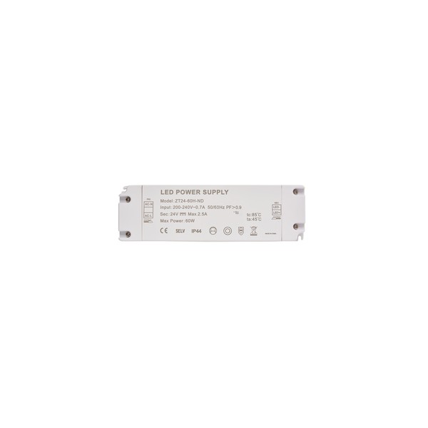 Forum Lighting ELA-45770 60W 24V 2.5A Power Supply 200-240Vac input IP44