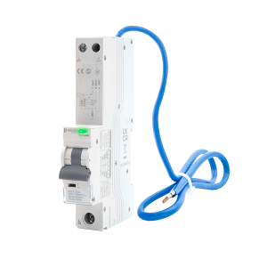 Scolmore CU1AFDD32B Elucian 1 Pole + Unswitched Neutral True 6kA B Curve 32A AFDD + RCBO 30mA Trip