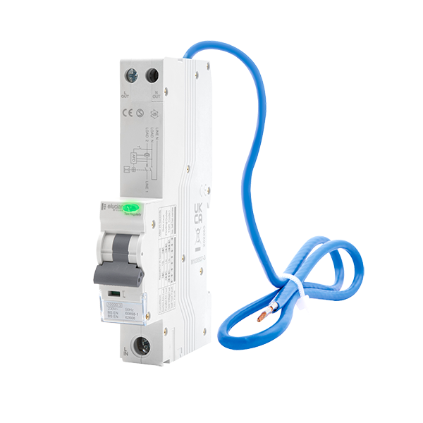 Scolmore CU1AFMCB20B10 Elucian 1 Pole + Unswitched Neutral True 10kA B Curve 20A AFDD + MCB