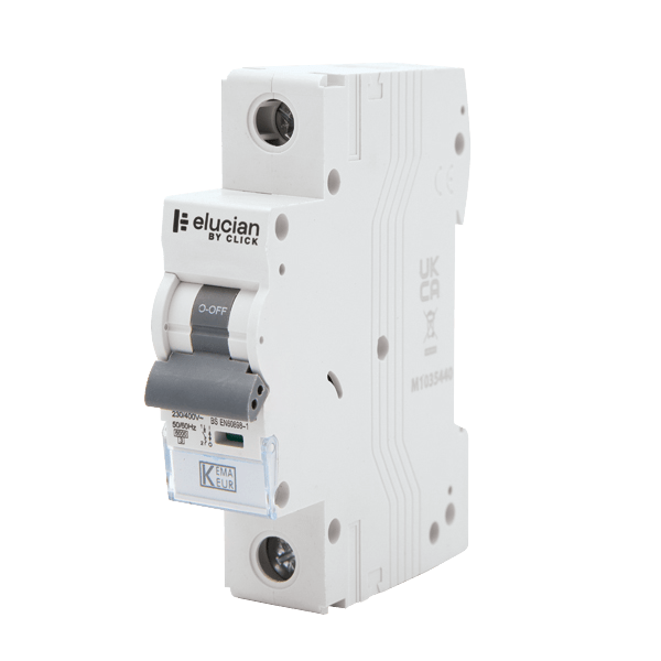 Scolmore CU1MCB6C Elucian 1 Pole True 6kA C Curve 6A MCB