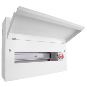 Scolmore CUEB16MS14 Elucian 16 Way Metal Consumer Unit With 100A Mains Switch (14 Useable Ways)