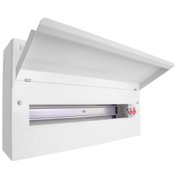 Scolmore CUEB22MS20 Elucian 22 Way Metal Consumer Unit With 100A Mains Switch (20 Useable Ways)