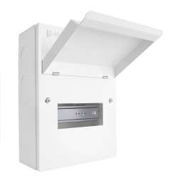 Scolmore CUEB6 Elucian 6 Way Metal Consumer Unit Unpopulated