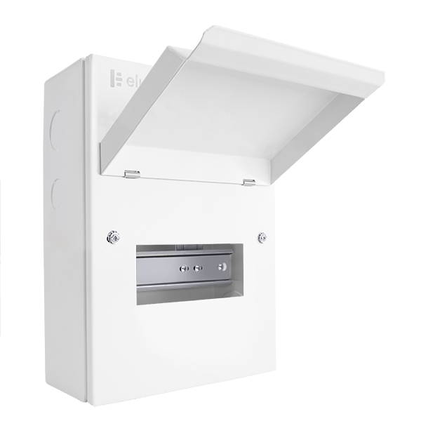 Scolmore CUEB6 Elucian 6 Way Metal Consumer Unit Unpopulated