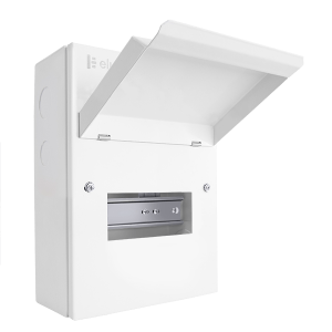 Scolmore CUEB6 Elucian 6 Way Metal Consumer Unit Unpopulated
