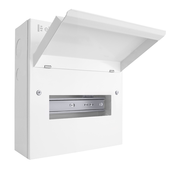 Scolmore CUEB8 Elucian 8 Way Metal Consumer Unit Unpopulated