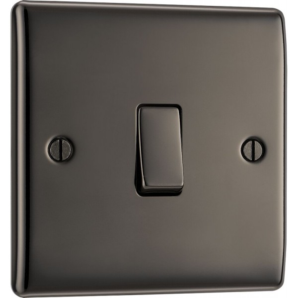 BG Electrical NBN13 Nexus Metal Black Nickel 20A 16AX Intermediate Switch
