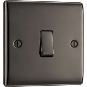 BG Electrical NBN13 Nexus Metal Black Nickel 20A 16AX Intermediate Switch